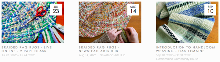 Braided Rag Rugs - LIVE ONLINE - 2 part class — ilka white